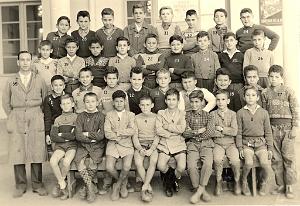 ECOLE DE LA CITE PETIT GARCONS 1958 CM2 M. MARTINEZ